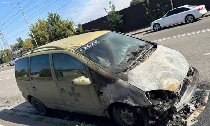 У Києві стався черговий підпал автомобілів військових