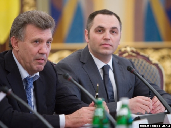 Сергій Ківалов та Андрій Портнов