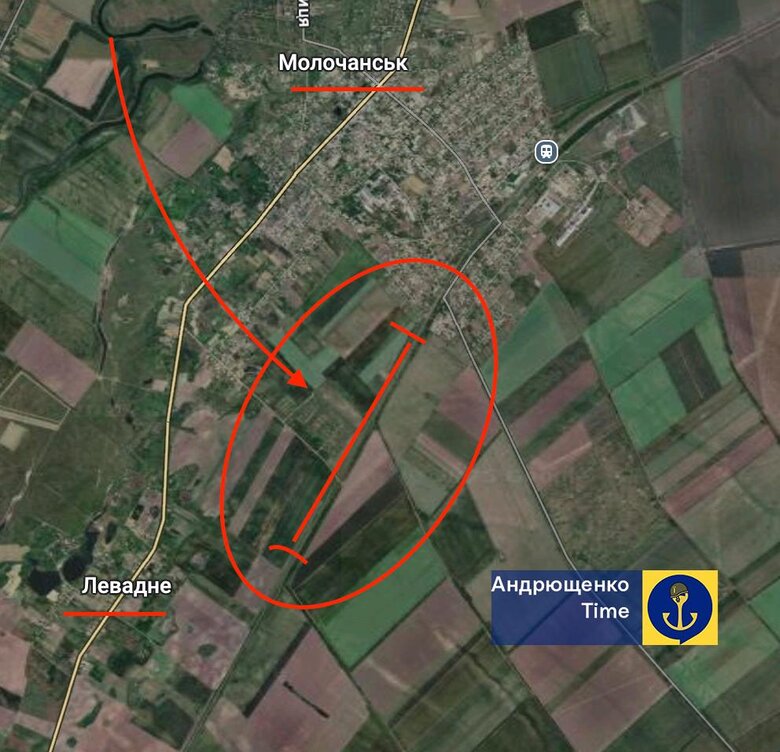 Біля Токмака палають цистерни з російським пальним